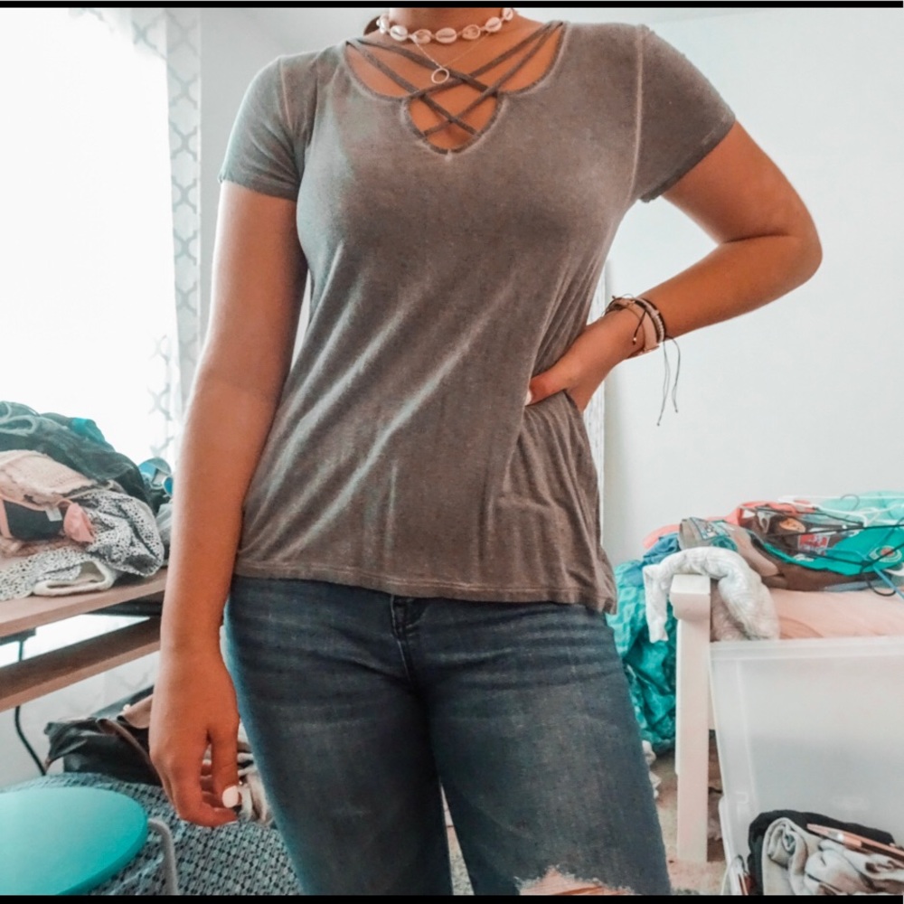 american eagle blouse